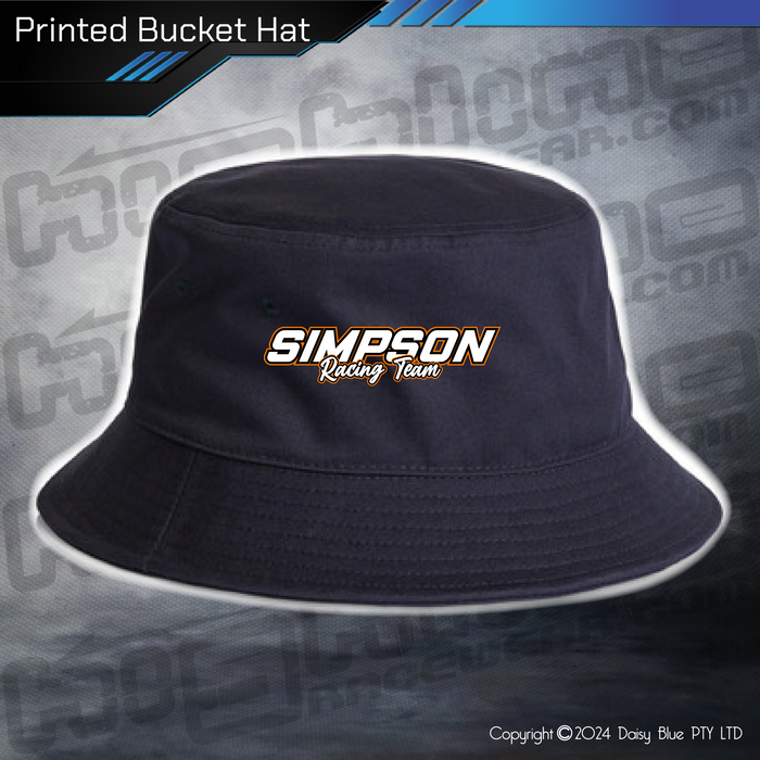Printed Bucket Hat - Simpson Racing Team