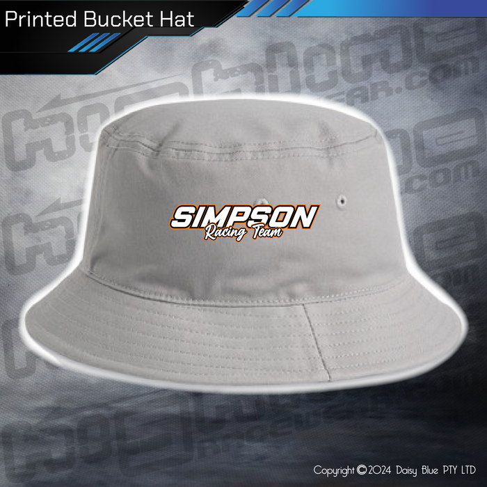 Printed Bucket Hat - Simpson Racing Team