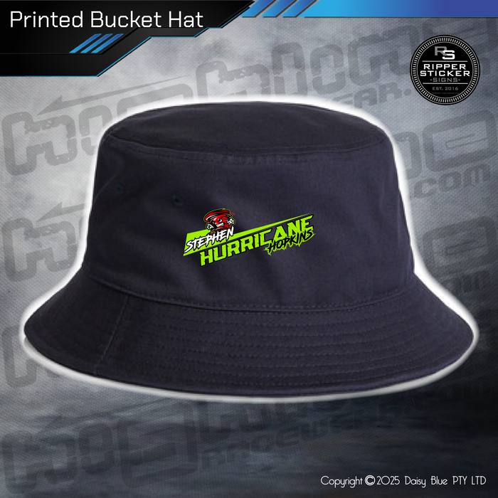 Printed Bucket Hat - Stephen 'Hurricane' Hopkins