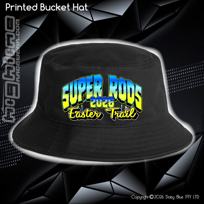 Printed Bucket Hat - Super Rod Easter Trail 2026