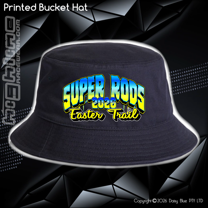 Printed Bucket Hat - Super Rod Easter Trail 2026