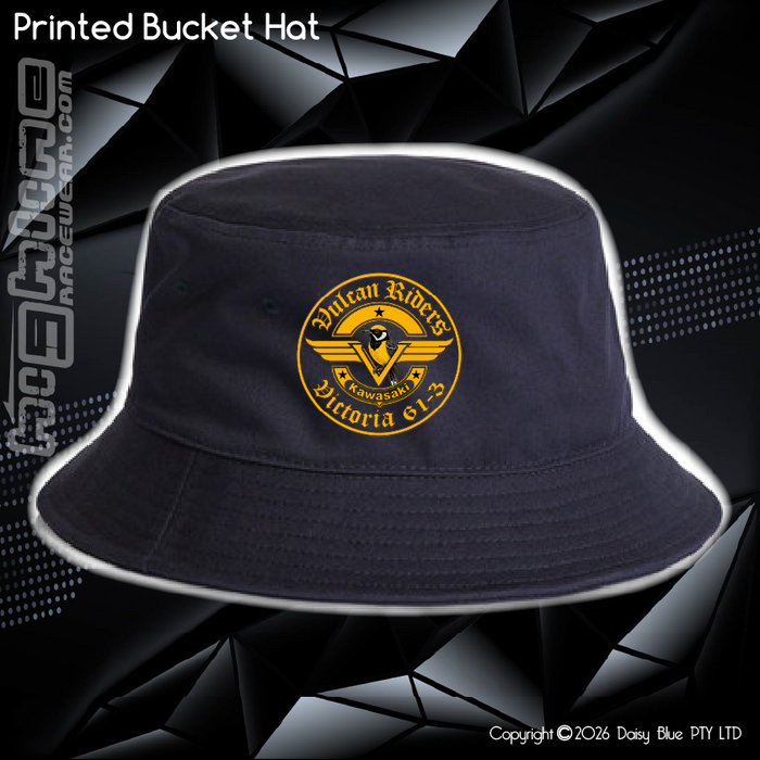 Printed Bucket Hat - Vulcan Riders 2024