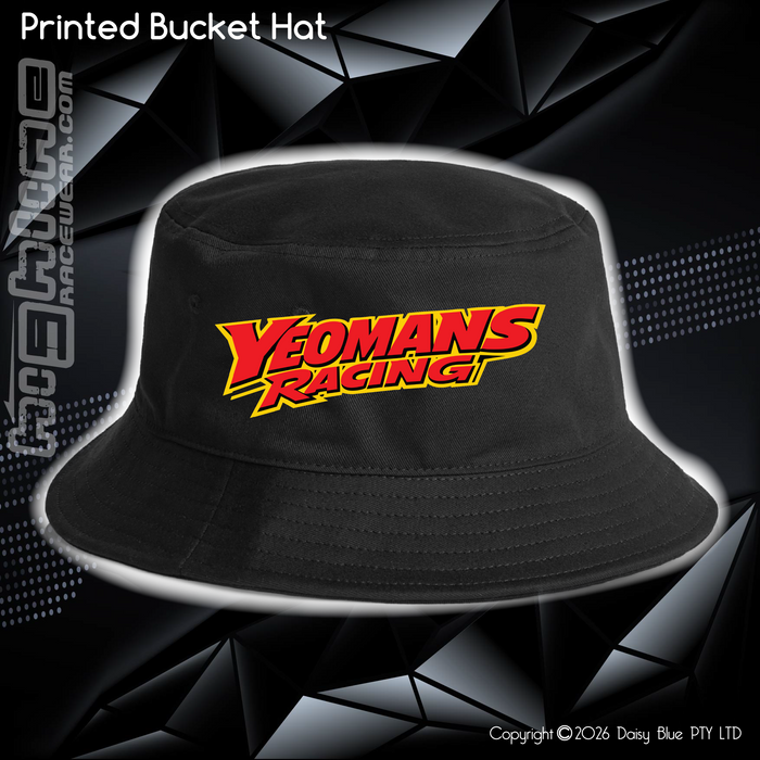 Printed Bucket Hat - Yeomans Racing