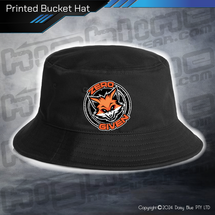 Printed Bucket Hat - Zero Fox Given