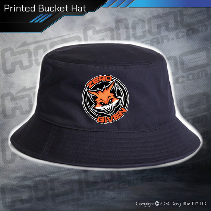 Printed Bucket Hat - Zero Fox Given