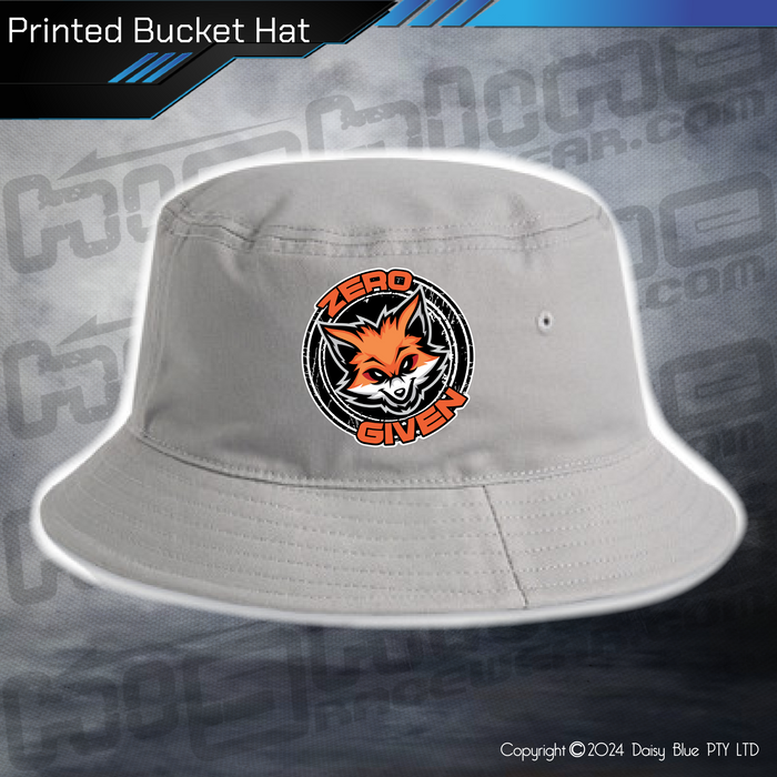 Printed Bucket Hat - Zero Fox Given