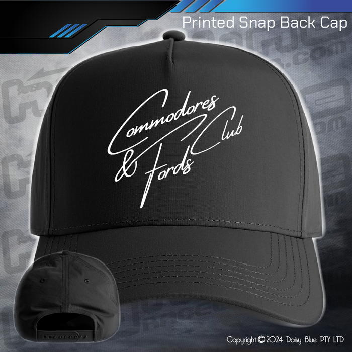 Printed Snap Back CAP - CFC Script