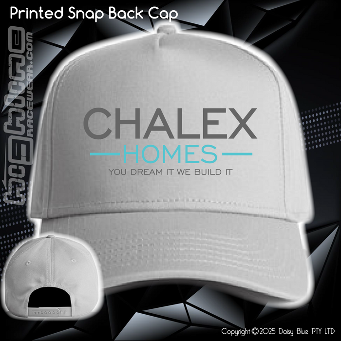 Printed Snap Back CAP - Chalex Homes