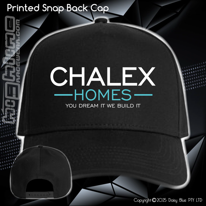 Printed Snap Back CAP - Chalex Homes