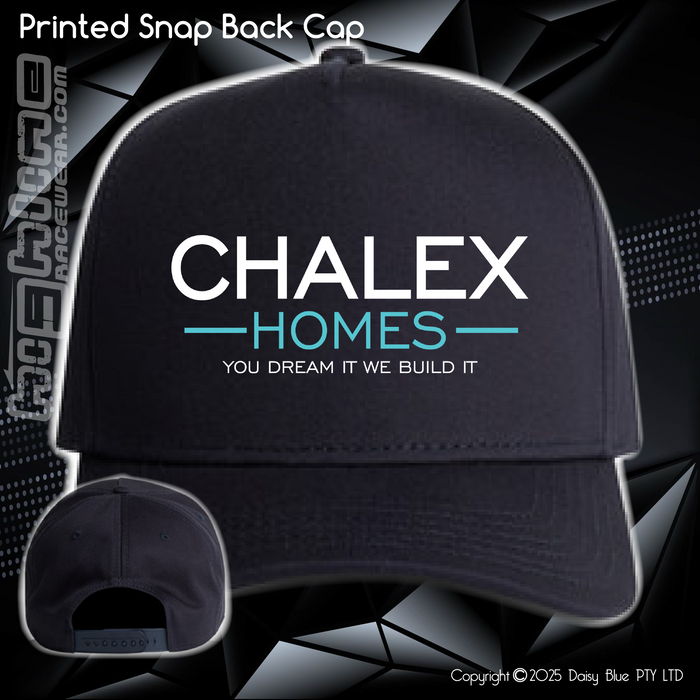 Printed Snap Back CAP - Chalex Homes