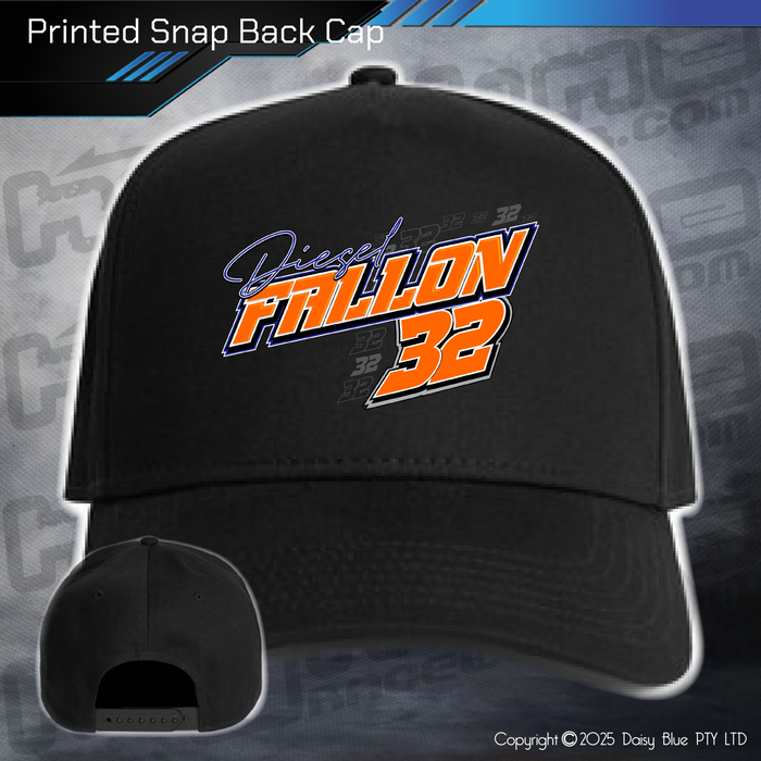 Printed Snap Back CAP - Diesel Fallon