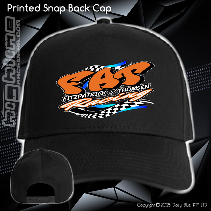 Printed Snap Back CAP - FAT Racing
