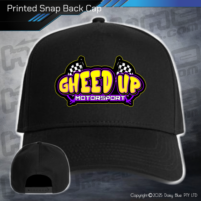 Printed Snap Back CAP - Gheed Up Motorsport