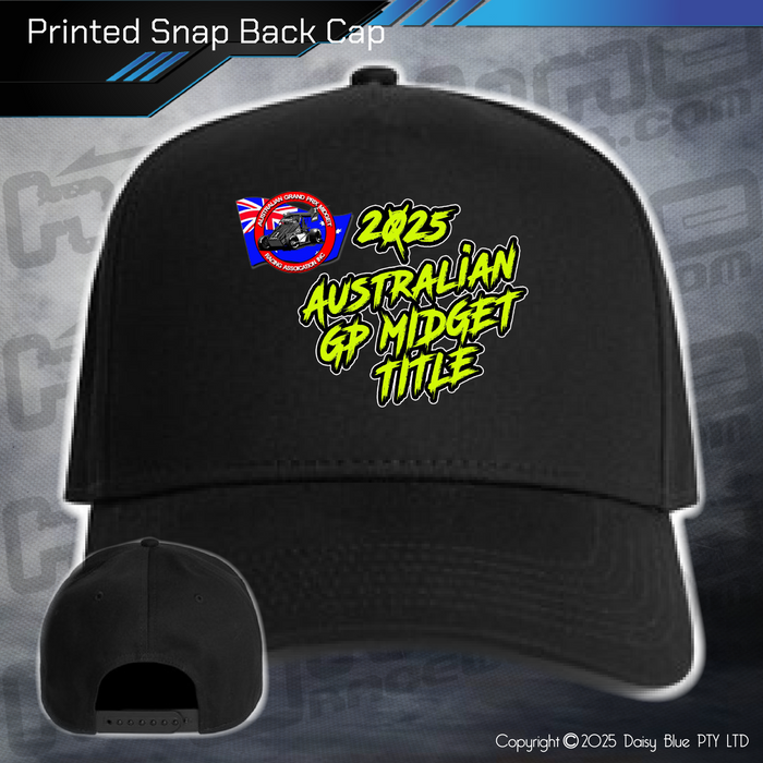 Printed Snap Back CAP - GP Midget Australian Title 2025