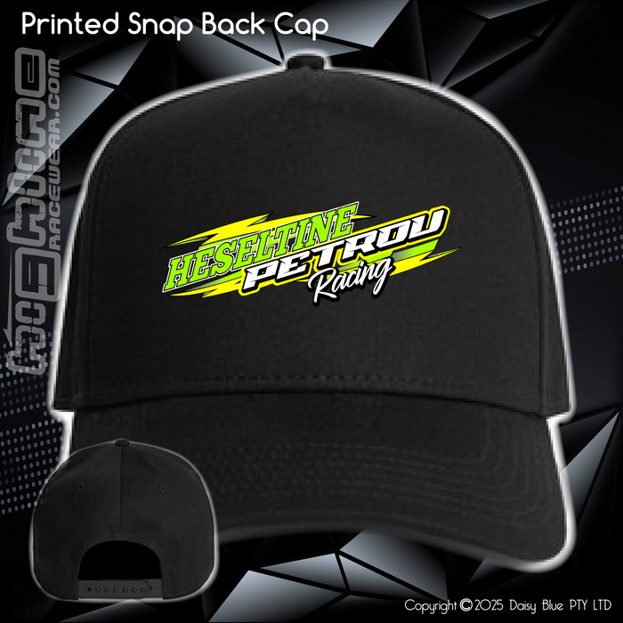 Printed Snap Back CAP - Heseltine/Petrou Racing