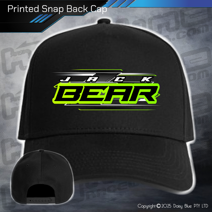 Printed Snap Back CAP - Jack Bear