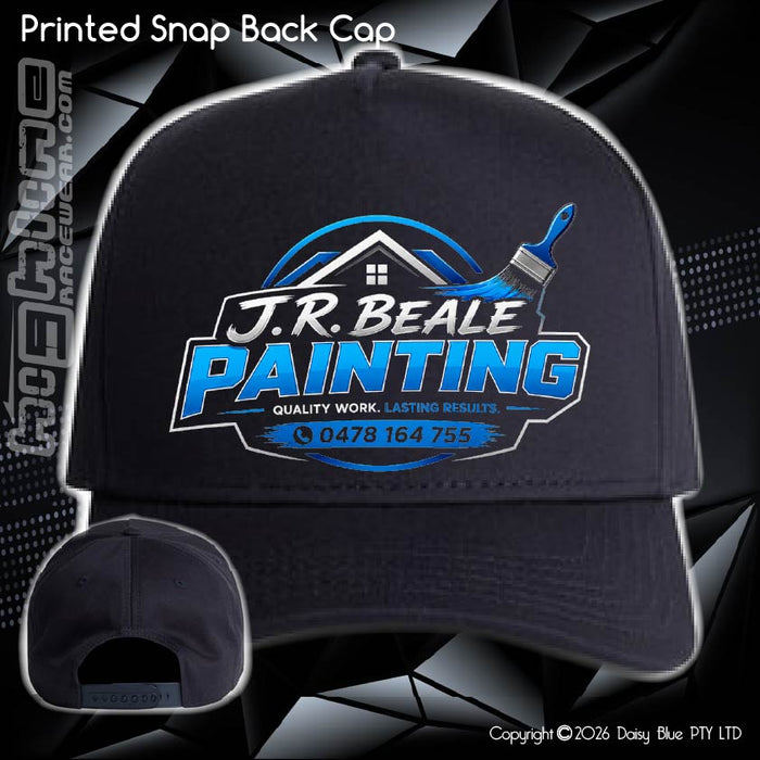 Printed Snap Back CAP - J.R Beale Painting