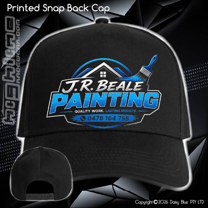 Printed Snap Back CAP - J.R Beale Painting