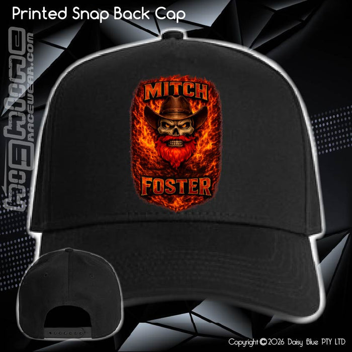 Printed Snap Back CAP - Mitch Foster
