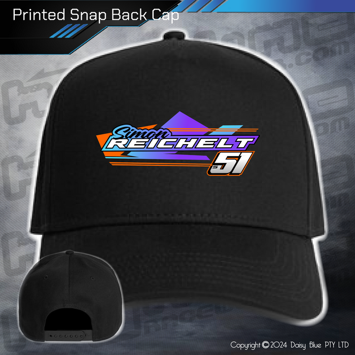 Printed Snap Back CAP - Simon Reichelt