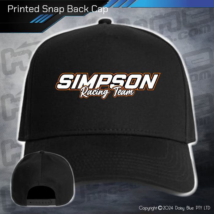 Printed Snap Back CAP - Simpson Racing Team
