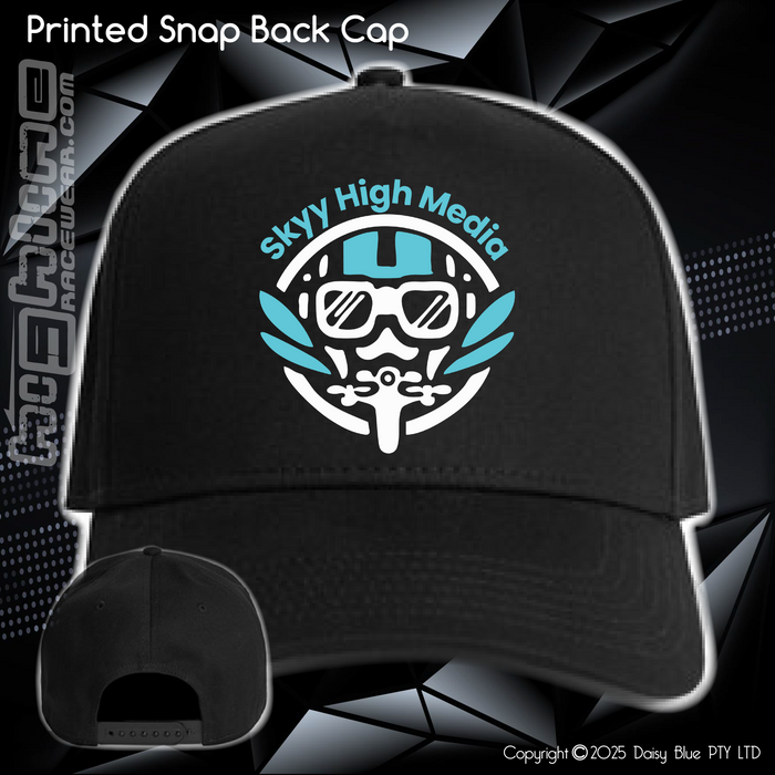 Printed Snap Back CAP - Skyy High Media