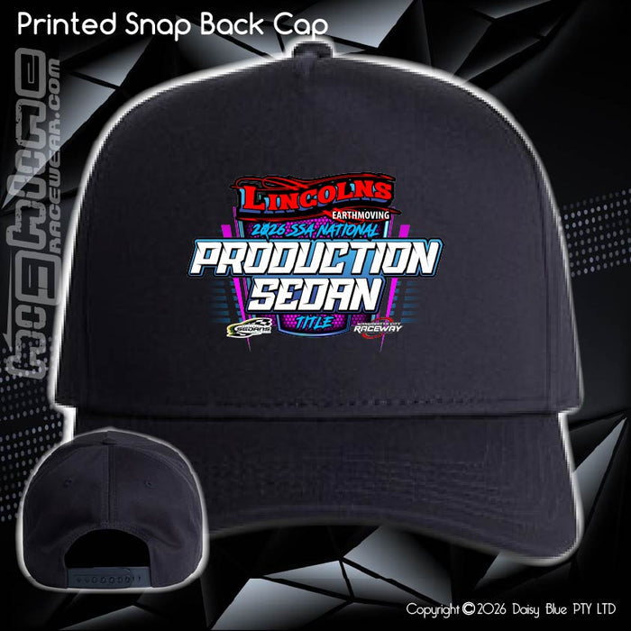 Printed Snap Back CAP - SSA NATIONAL PROD SEDAN TITLE 2026