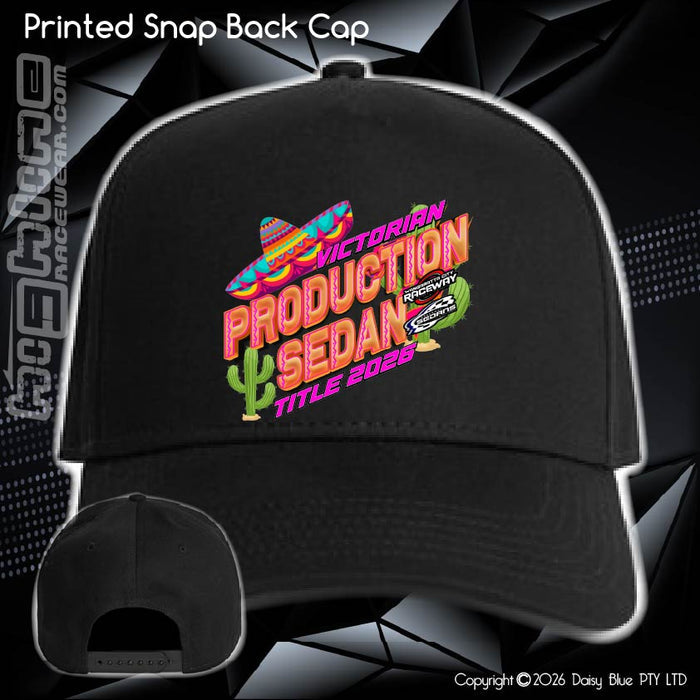 Printed Snap Back CAP - SSV VIC PROD SEDAN TITLE 2026