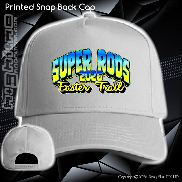 Printed Snap Back CAP - Super Rod Easter Trail 2026