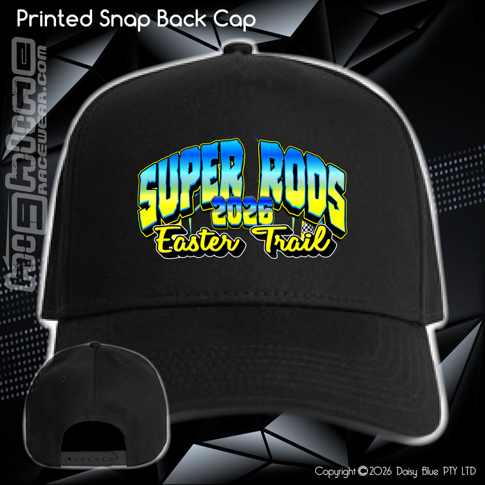 Printed Snap Back CAP - Super Rod Easter Trail 2026