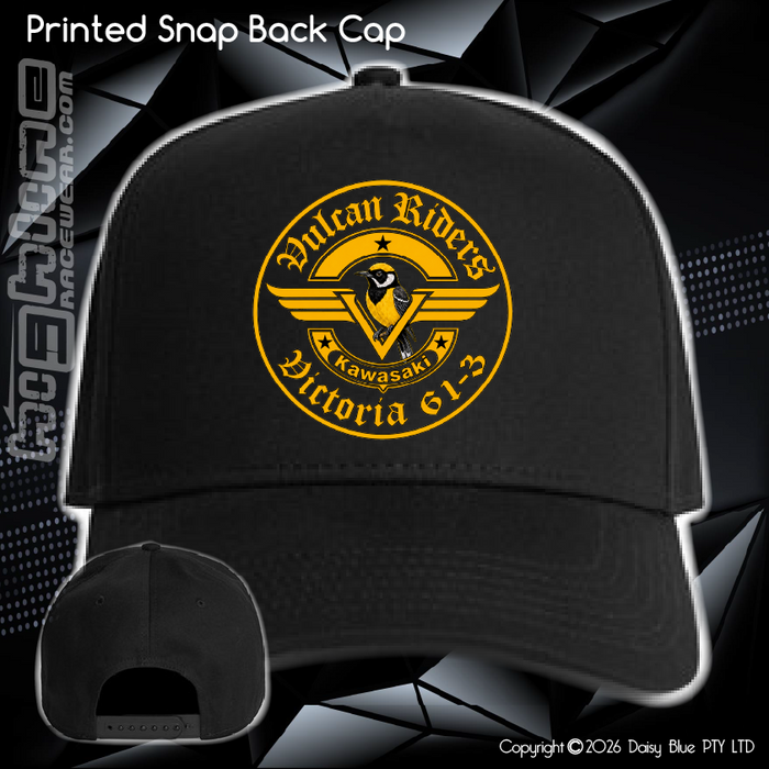 Printed Snap Back CAP - Vulcan Riders 2024