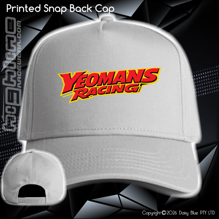 Printed Snap Back CAP - Yeomans Racing