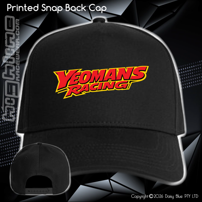 Printed Snap Back CAP - Yeomans Racing
