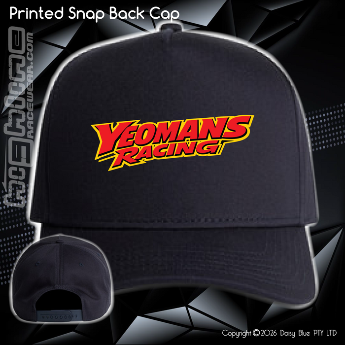 Printed Snap Back CAP - Yeomans Racing