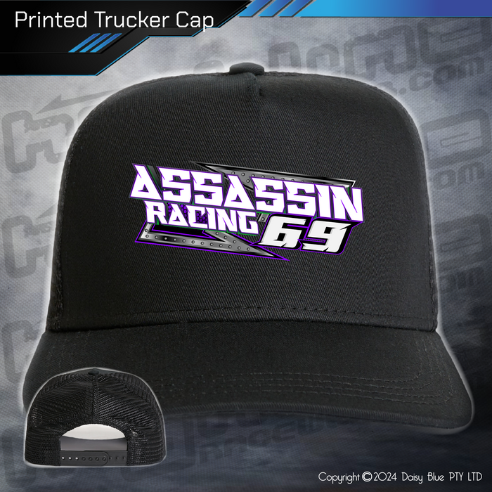 Printed Trucker Cap - Assassin Racing