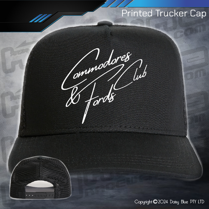 Printed Trucker Cap - CFC Script