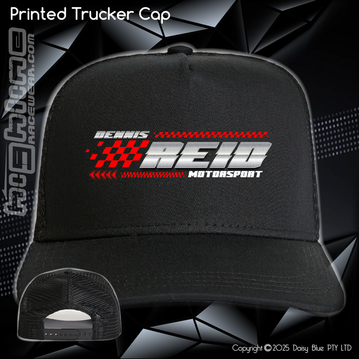 Printed Trucker Cap - Dennis Reid