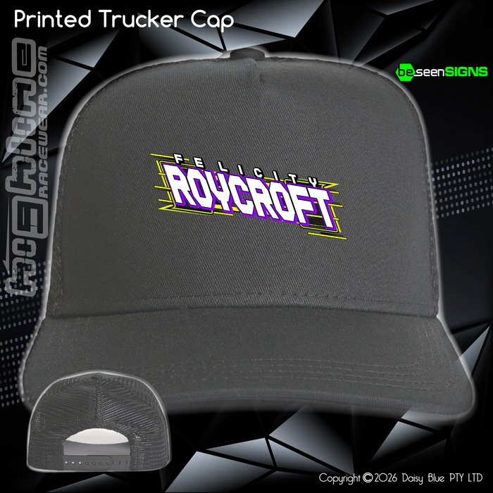 Printed Trucker Cap - Felicity Roycroft