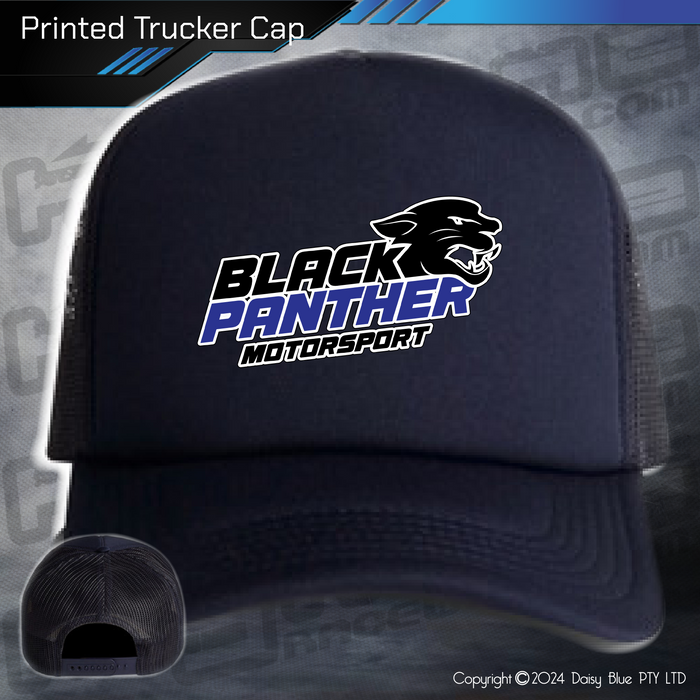 Printed Trucker Cap - Gavin Black