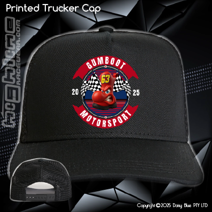 Printed Trucker Cap - GUMBOOTS Motorsport