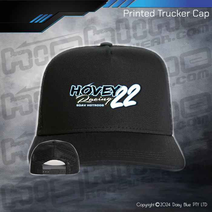 Printed Trucker Cap - Hovey Racing