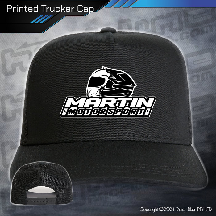 Printed Trucker Cap - Martin Motorsport 2