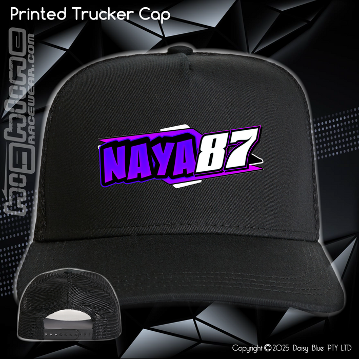 Printed Trucker Cap - Nathan 'NAYA' Fawns