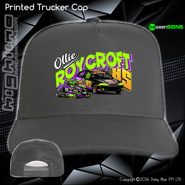 Printed Trucker Cap - Ollie 'OL DAWG' Roycroft