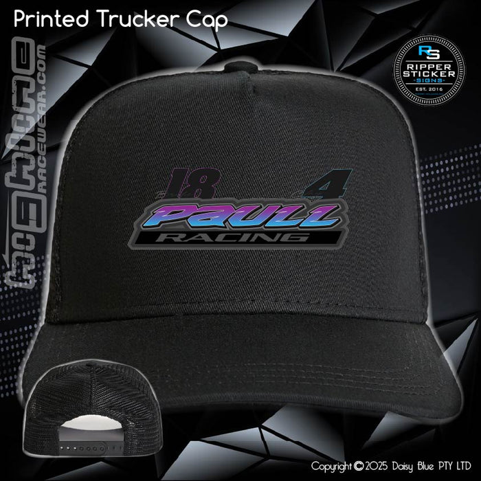 Printed Trucker Cap - Paull Racing