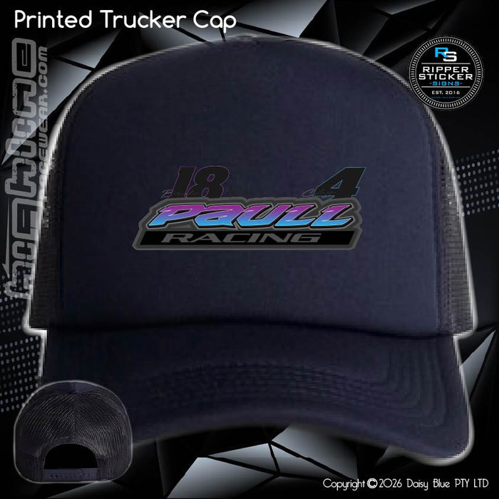 Printed Trucker Cap - Paull Racing