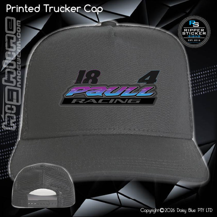 Printed Trucker Cap - Paull Racing