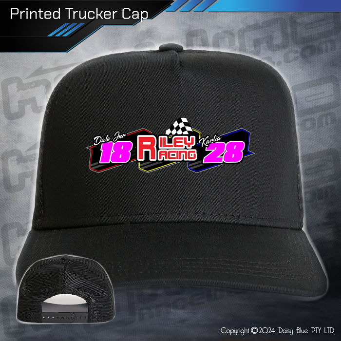Printed Trucker Cap - Riley Racing