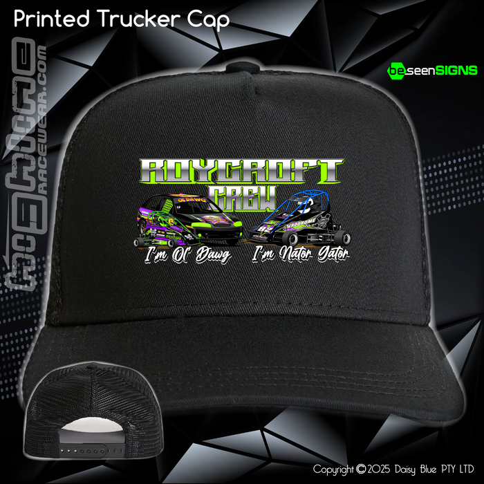 Printed Trucker Cap - Roycroft Brothers
