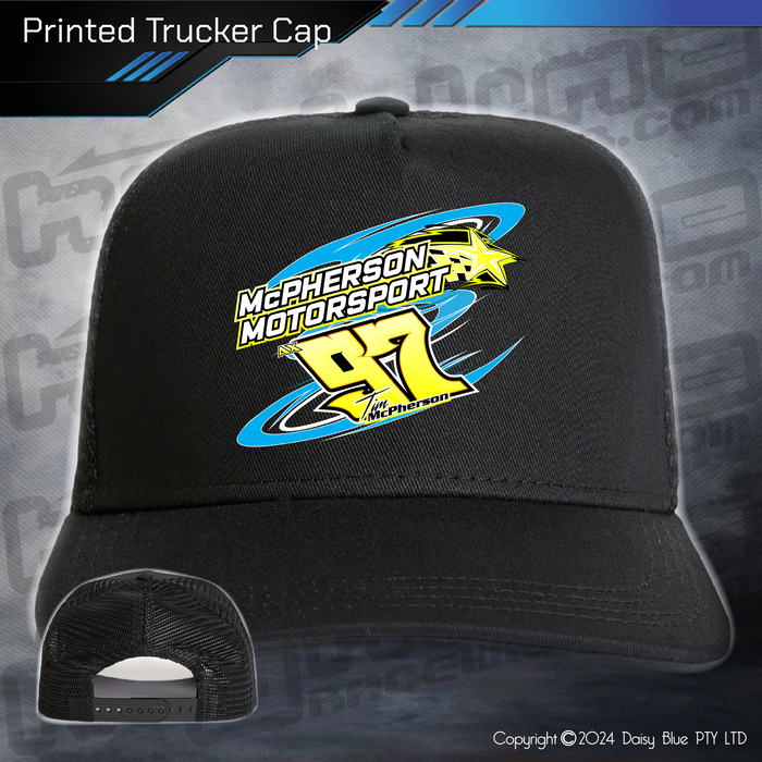 Printed Trucker Cap - Tim McPherson
